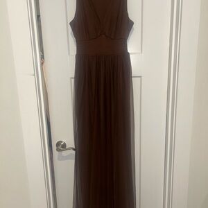 Chocolate Brown Maxi Dress